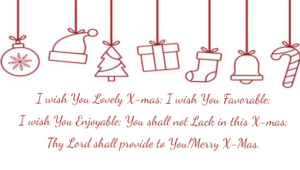 คำอวยพร เทศการ Christmas